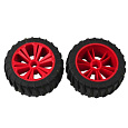 REVELL - REVELLUTIONS (47208) - Set 2x Wheel for Monster, red