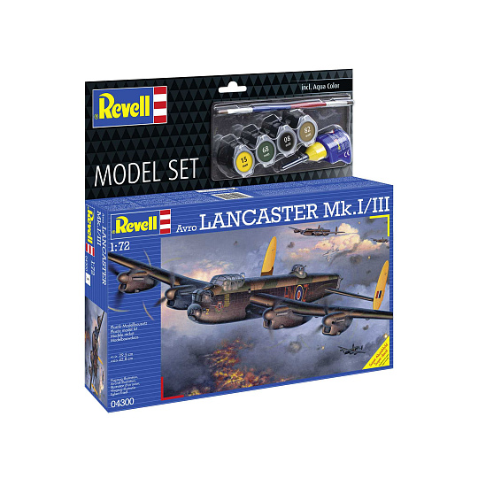 Revell ModelSet letadlo 64300 - Avro Lancaster Mk.I/III (1:72)