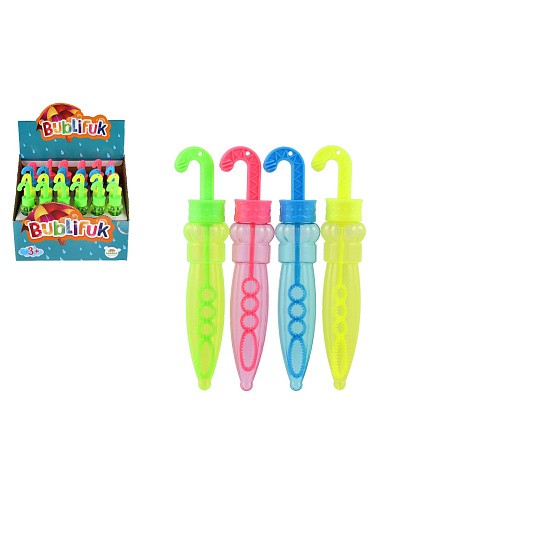 Teddies Bublifuk deštník plast 14cm 4 barvy Teddies Bublifuk deštník plast 14cm 4 barvy