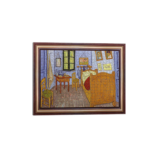 Trefl Puzzle deskové ArtFrame: Vincentův pokoj v Arles - Vincent van Gogh 55,5x40cm 500 dílků ve fólii
