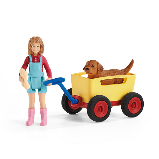Schleich 42543 Výlet s ručním vozíkem Schleich 42543 Výlet s ručním vozíkem
