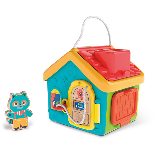 Clementoni Clemmy baby - Montessori - Didaktický domček s otváracou strechou a oknami Clementoni Clemmy baby - Montessori - Didaktický domček s otváracou strechou a oknami