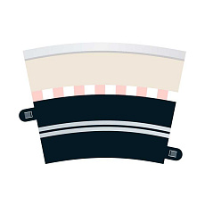 Scalextric Příslušenství SCALEXTRIC C7017 - Single Lane (R3 Curve x 4)