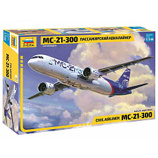 Zvezda Model Kit letadlo 7033 - Civil Airliner MC-21-300 (1:144)