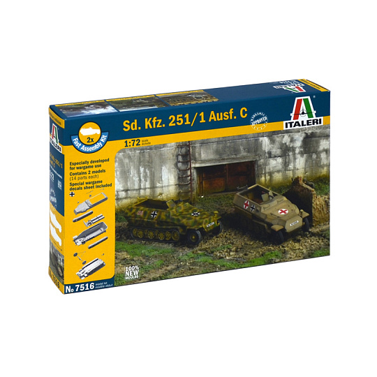 Italeri Fast Assembly military 7516 - Sd.Kfz.251/1 Ausf.C (1:72)