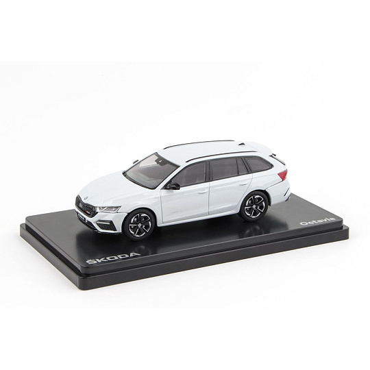Abrex Škoda Octavia IV Combi RS (2020) 1:43 - Bílá Moon Metalíza