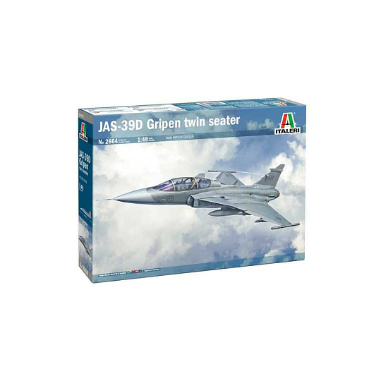 Italeri Model Kit letadlo 2664 - JAS 39 GRIPEN TWIN SEATER (1:48) Italeri Model Kit letadlo 2664 - JAS 39 GRIPEN TWIN SEATER (1:48)