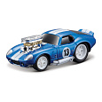 Maisto - Muscle Machines - 1965 Shelby Cobra Daytona Coupe, modrá, 1:64