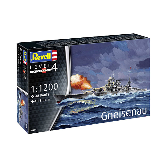 Revell Plastic ModelKit loď 05181 - Gneisenau (1:1200)