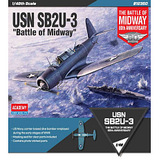 Academy Model Kit letadlo 12350 - USN SB2U-3 "Battle of Midway" (1:48)