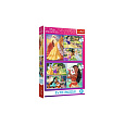 Puzzle 2x70 Disney Princezna - Pohádkové dny 27,5x18cm v krabici 19x29x4cm