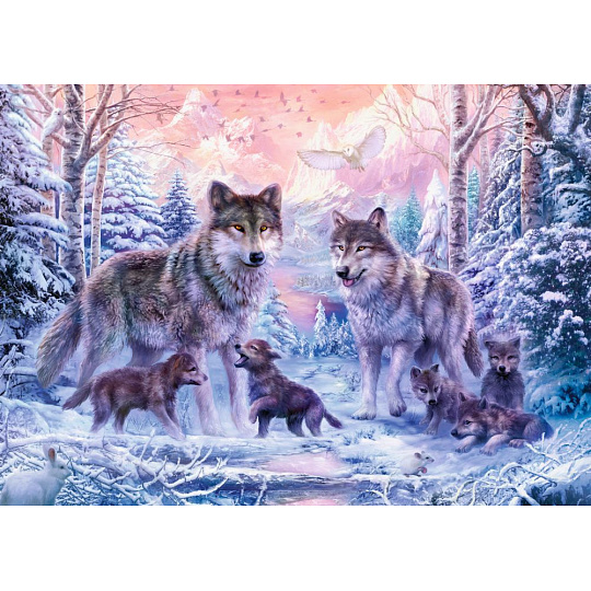 Ravensburger Arktičtí vlci 1000 dílků Ravensburger Arktičtí vlci 1000 dílků