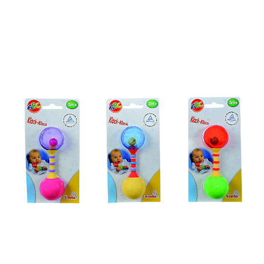 Simba ABC Simba První chrastítko 13,5cm, 3 druhy