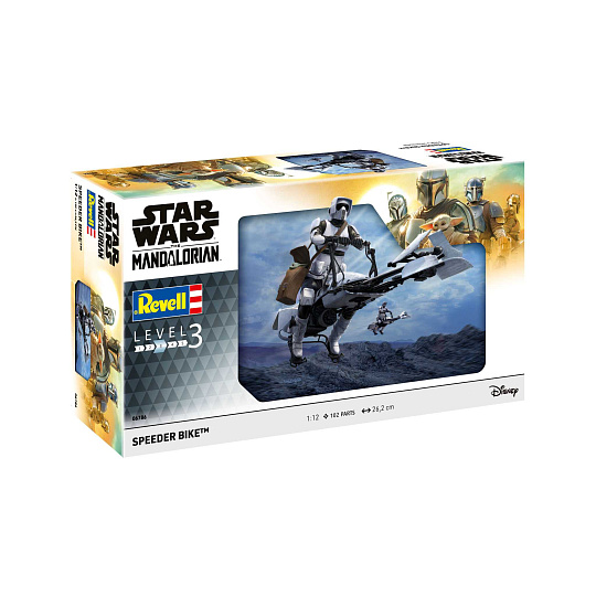 Revell Plastic ModelKit Star Wars 06786 - Speeder Bike (1:12)