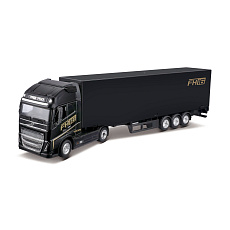 Bburago - Kamion s přívěsem Volvo FH16 Globetrotter 750 XXL/Trailer, FH16, 1:43
