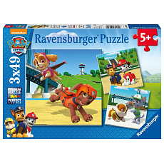 Ravensburger Tlapková patrola: Psí tým 3x49 dílků Ravensburger Tlapková patrola: Psí tým 3x49 dílků