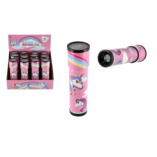 Teddies Kaleidoskop - Krasohled Jednorožec plast 16,5cm Teddies Kaleidoskop - Krasohled Jednorožec plast 16,5cm