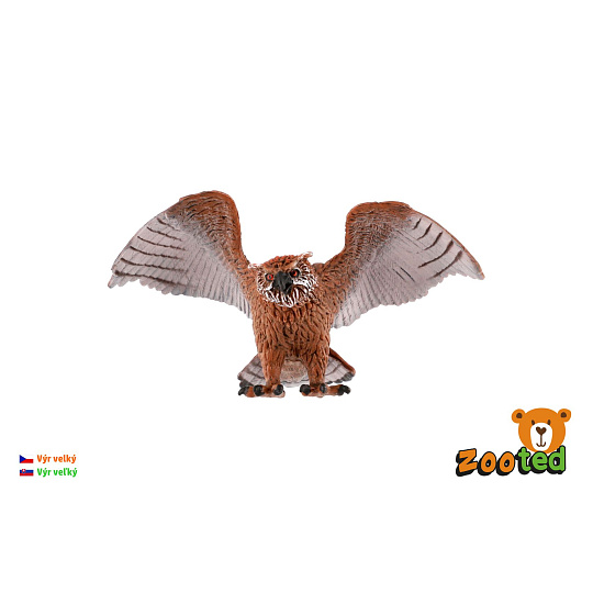 Výr velký zooted plast 11cm 