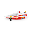 Boazz loď/člun hasiči stříkací s loďkou Boaties plast s figurkami 2ks v krabici 42x16x16cm 24m+