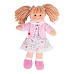 Rappa Bigjigs Toys Látková panenka Poppy 28 cm