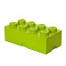 Smartlife LEGO úložný box 8 - světle zelená