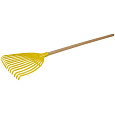 Lena Outdoor Hrábě na listí 60 cm s dřevěnou rukojetí