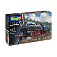 Revell Plastic ModelKit lokomotiva 02168 - Express locomotive S3/6 BR18(5) with Tender 2‘2’T (1:87)