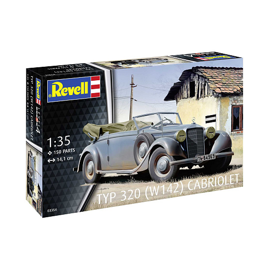 Revell Plastic ModelKit auto 03354 - Typ 320 (W142) Cabriolet (1:35)