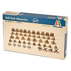 Italeri Model Kit doplňky 6147 - Anti tank obstacles (1:72)