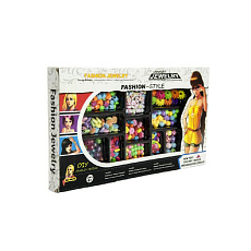 Sada korálky navlékací plast v krabici 27x15x2,5cm Sada korálky navlékací plast v krabici 27x15x2,5cm