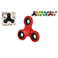 Teddies Spinner kov/plast 7cm mix barev v krabičce 9x9x1,5cm
