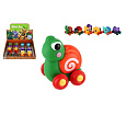 Teddies Brouček/Hmyz jezdící na kolečkách guma 5,5cm mix druhů  12ks v boxu 18m+ 