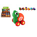 Teddies Brouček/Hmyz jezdící na kolečkách guma 5,5cm mix druhů  12ks v boxu 18m+ 