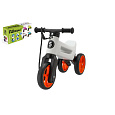 Odrážedlo FUNNY WHEELS Rider SuperSport bílé/oranž 2v1+popruh,výš.sedla28/30cm nos.25kg 18m+v krab.