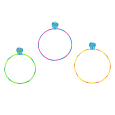 SPORTO Svítící Hula hoop