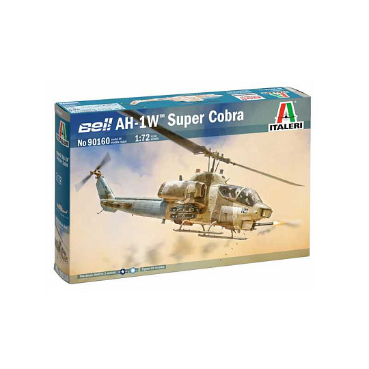 Italeri Model Kit vrtulník 90160 - AH-1W Super Cobra (1:72)