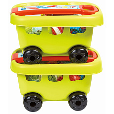 Ecoiffier Zahradní vozík s kyblíčkem a přísl.