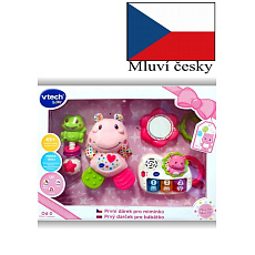 Vtech První dárek pro miminko CZ - růžový