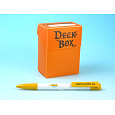 Krabička plastová - oranžová (75karet) (DECK BOX AZTEC SUN-textured)