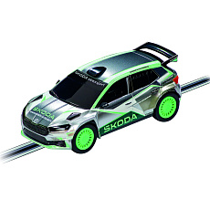 Carrera Auto Carrera GO!!! Škoda Fabia RS Rally 2 plast 9cm zelené na kartě