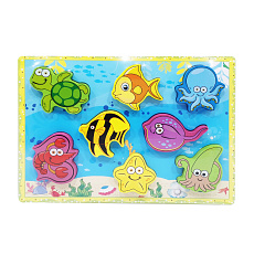 Rappa Dřevěná vkládačka podmořský svět