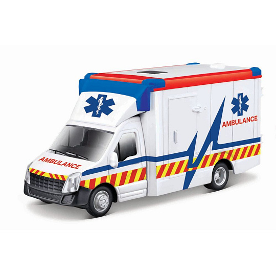 Bburago ORBICO Bburago 1:43 servisné vozidlá Ambulance with Stretcher Bburago ORBICO Bburago 1:43 servisné vozidlá Ambulance with Stretcher