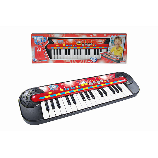 Simba Musik Simba Dětské Piáno, 32 kláves, 45 x 13 cm, na baterie