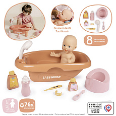 Smoby Baby Nurse Vanička pro panenky s příslušenstvím Smoby Baby Nurse Vanička pro panenky s příslušenstvím