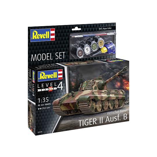 Revell ModelSet tank 63249 - Tiger II Ausf. B (1:35) Revell ModelSet tank 63249 - Tiger II Ausf. B (1:35)
