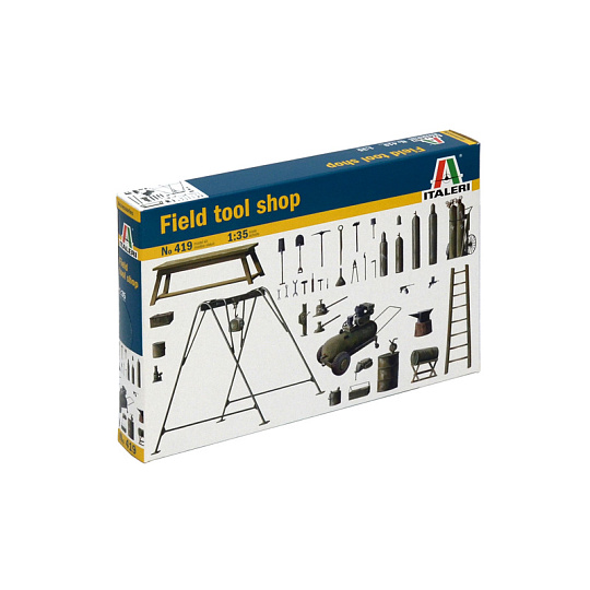 Italeri Model Kit doplňky 0419 - FIELD TOOL SHOP (1:35) Italeri Model Kit doplňky 0419 - FIELD TOOL SHOP (1:35)