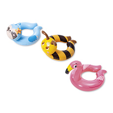Kruh nafukovací zvířátko cca 66x55cm 3 druhy v sáčku 3-6 let Kruh nafukovací zvířátko cca 66x55cm 3 druhy v sáčku 3-6 let