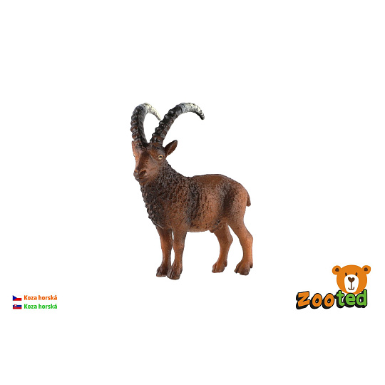 Koza horská zooted plast 8cm 