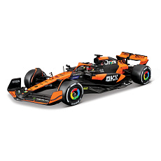 Bburago - RACE Formule F1 v dekorativním boxu, McLaren Team MCL38 (2024), 81# Oscar Piastr, 1:24