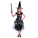 Rappa Dětský kostým netopýrka čarodějnice/Halloween (S) EKO